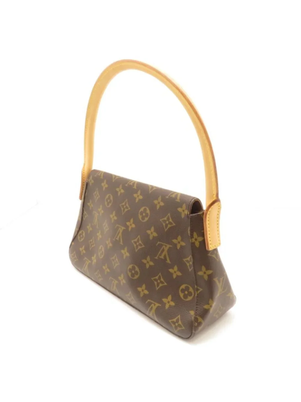 Louis Vuitton Mini Looping Monogram Handbag Canvas Brown
